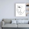 Trademark Fine Art Design Fabrikken 'Face Line 2 Fabrikken' Canvas Art, 24x32 IC01462-C2432GG